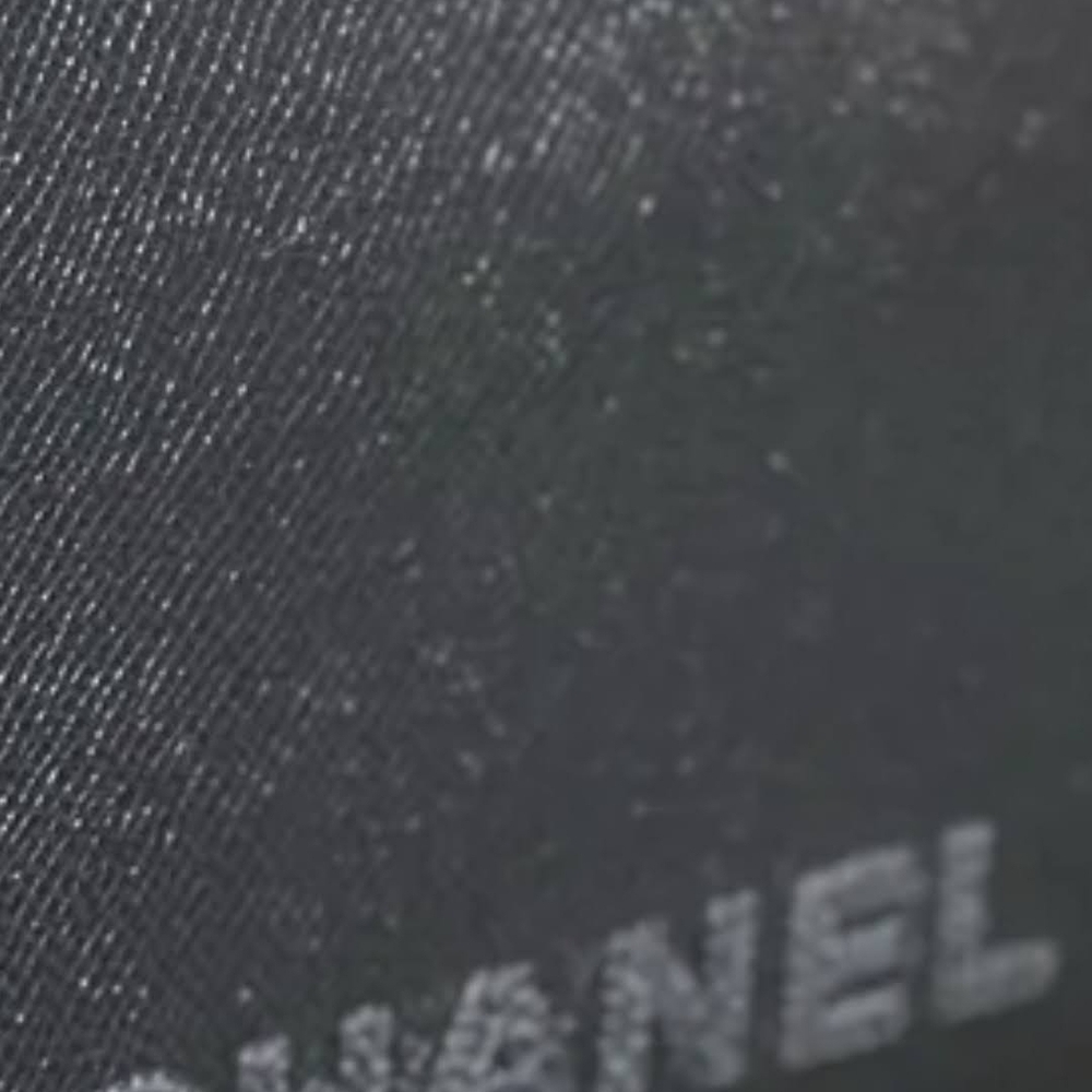 Authentic Chanel Black Leather Tote Bag - Picture 4 of 16